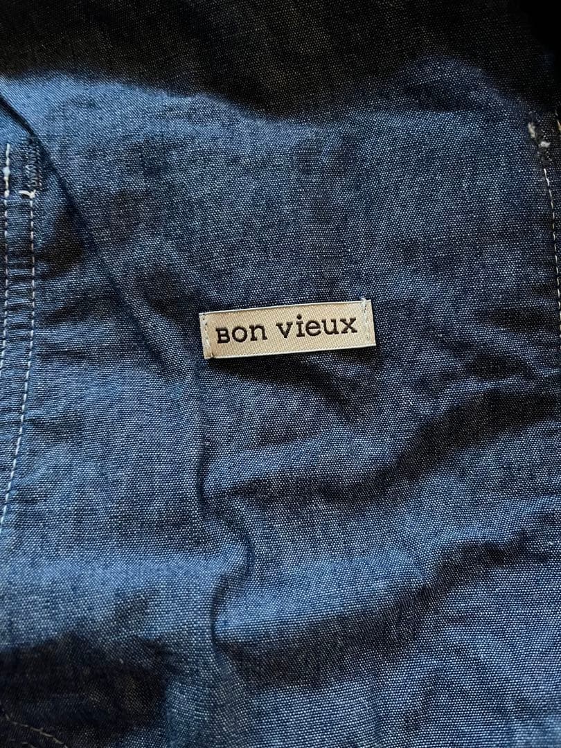 Bon Vieux オリジナル シャンブレー カバーオール