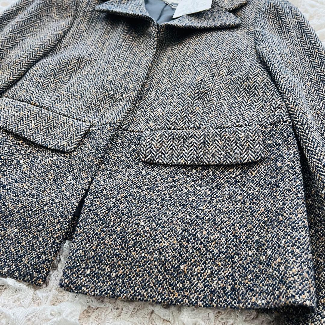 【Miyu】タグ付 SCAPA スカートスーツ セットアップ ツイード