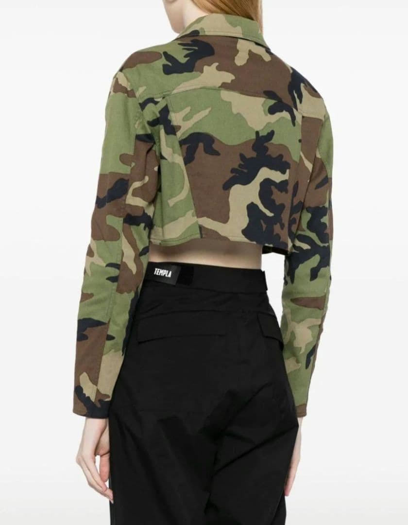 Dior ディオール ガリアーノミリタリー 迷彩クロップドジャケット y2kレア