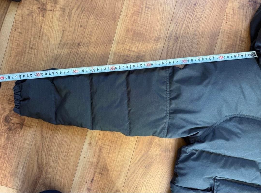 スノーピーク　アノラック　ダウンジャケット　フード　ブラック　キャンプ