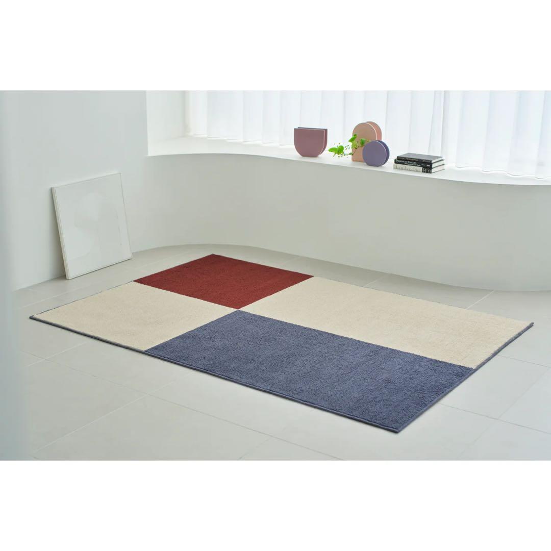 【新品未使用】unico 140×200 ラグ