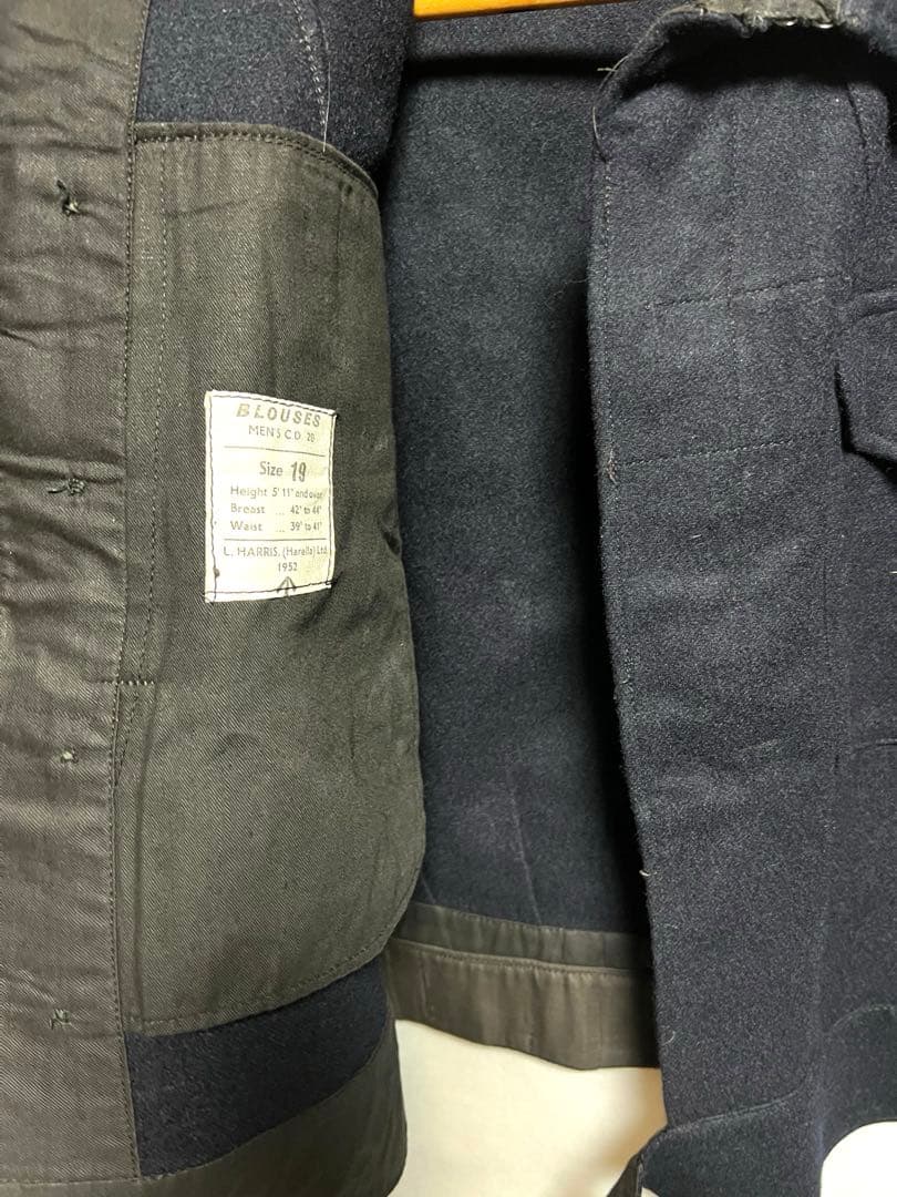 【希少1952年製】イギリス軍 民間防衛 CD バトルドレスジャケット 19