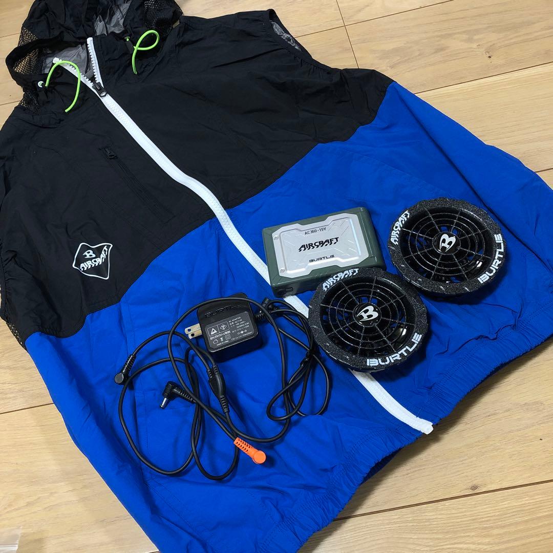 BURTLE AIRCRAFT ファンセット 19V 空調服