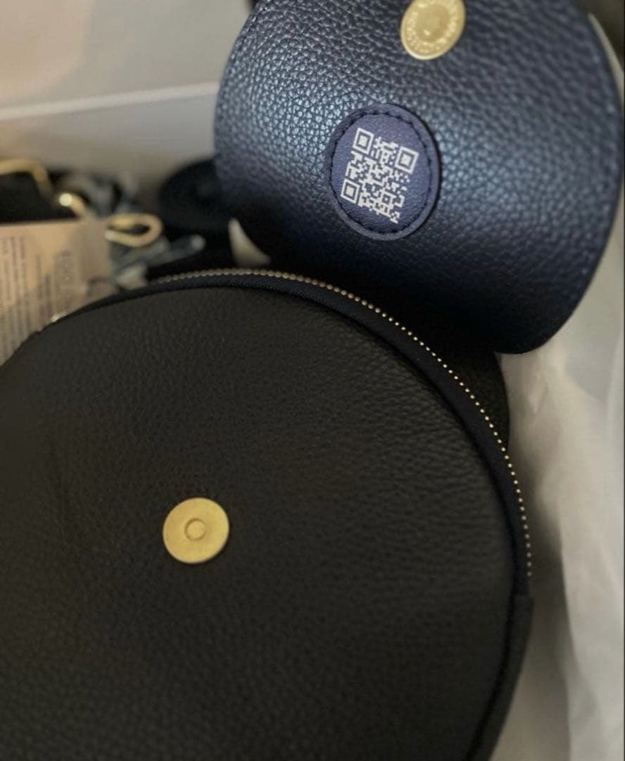 EGO OSAKA 万博　ポーランド　レザーバッグ　ネイビー