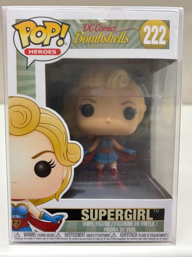 【新品】DC Comics Bombshells ファンコ4体　保護ケース付き