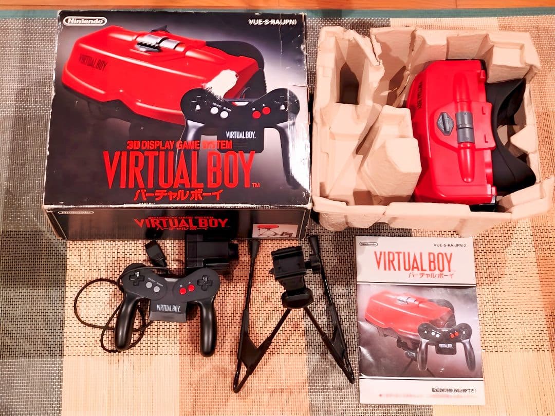 Nintendo Virtual Boy 箱説付き　動作確認済み