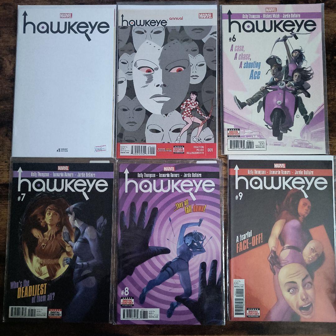 【アメコミ　リーフ】Hawkeye コミック15冊セット