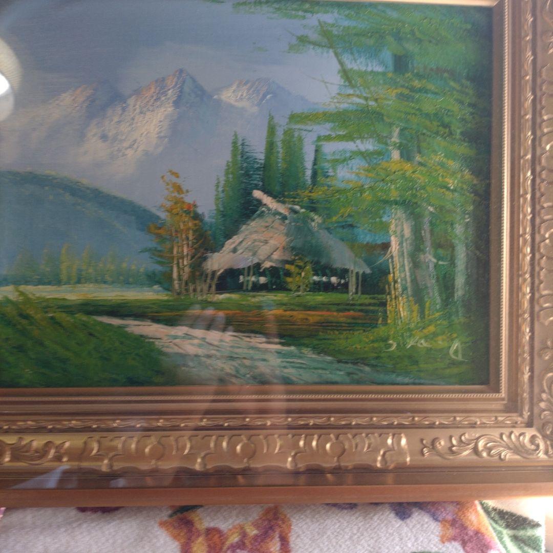 油絵　作者不明