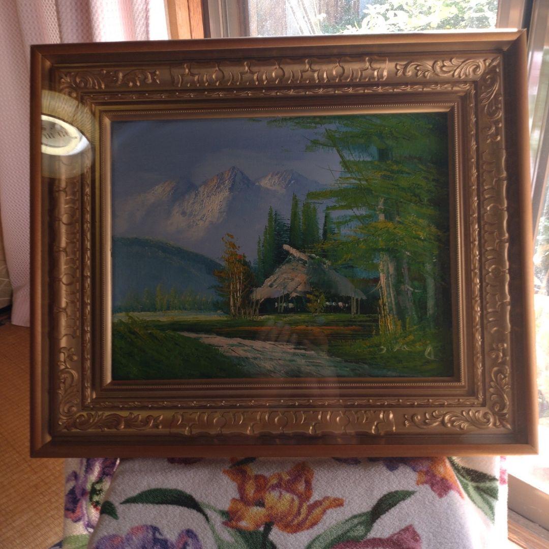 油絵　作者不明