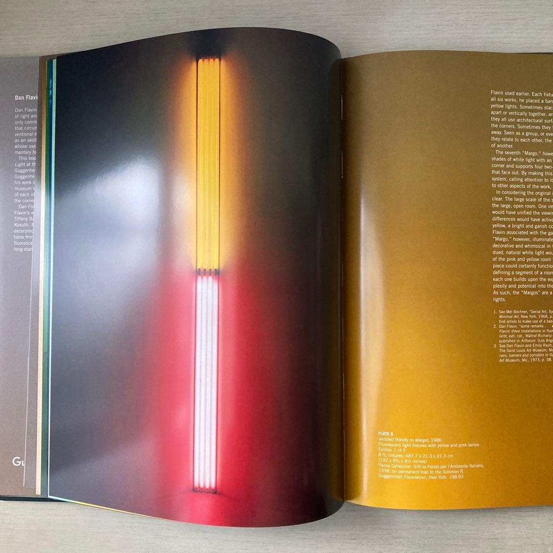 Dan Flavin ダン・フレイヴィン　グッゲンハイム美術館　2000年　図録