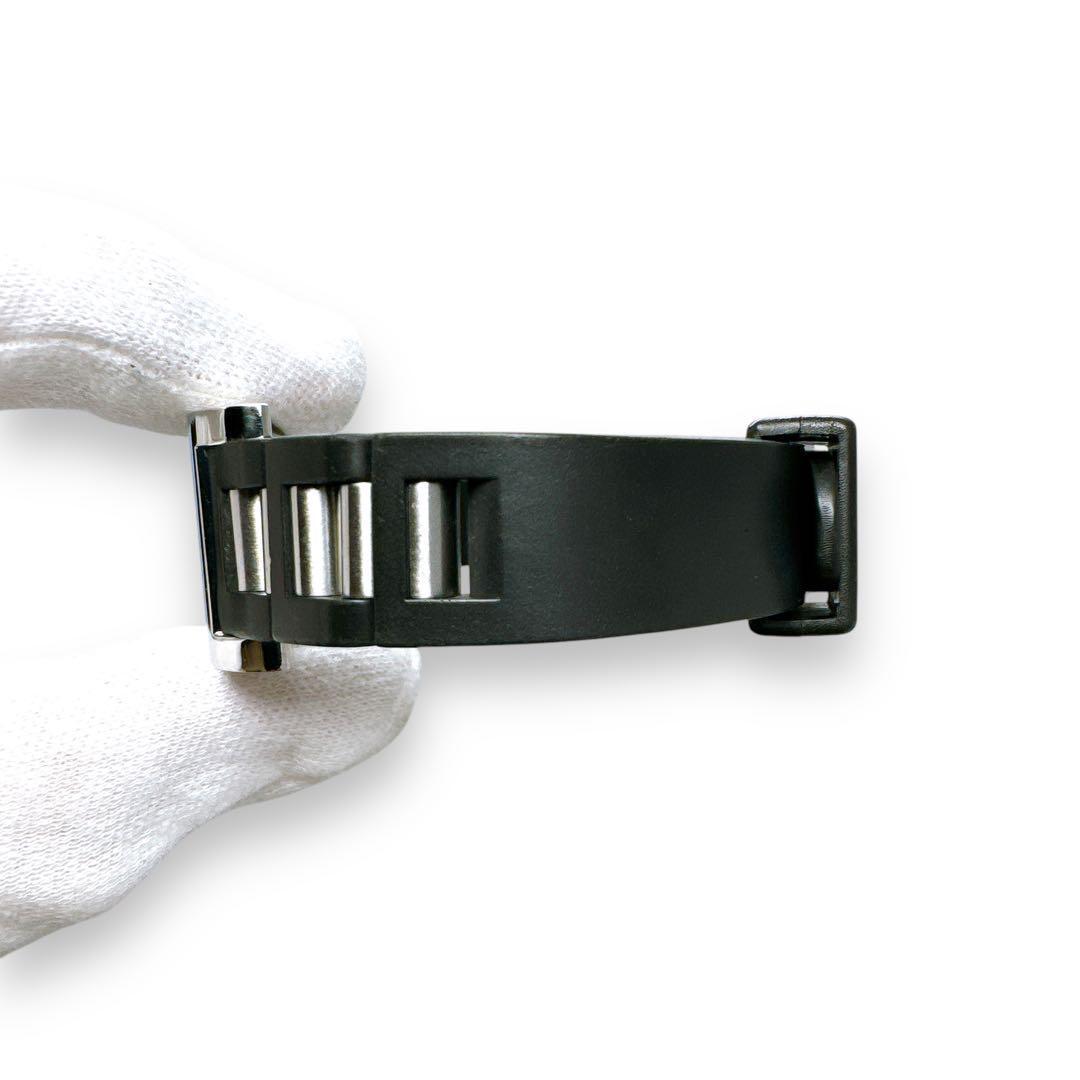 ブルガリ レッタンゴロ RT39S ラバー QZ ブラック 黒 レディース 時計