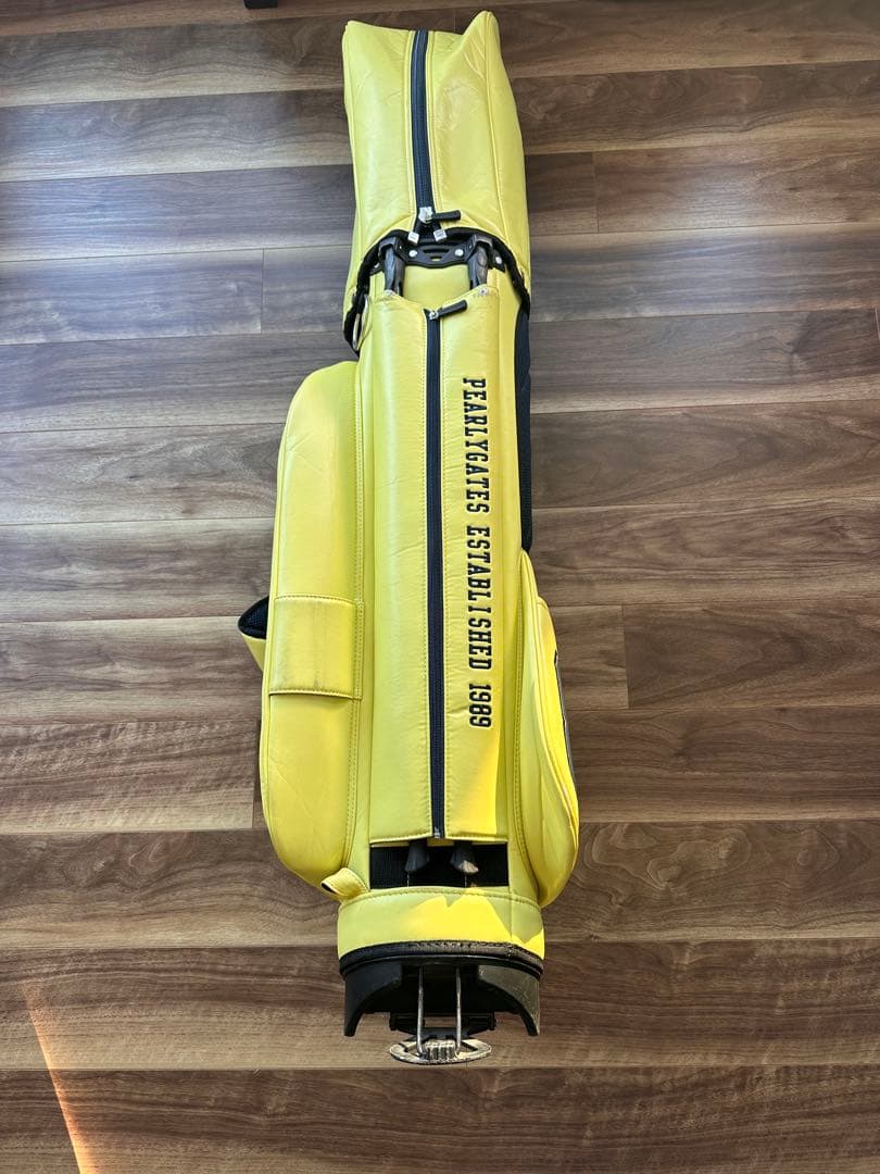 PEARLY GATES パーリーゲイツ キャディバッグ スタンド式 イエロー