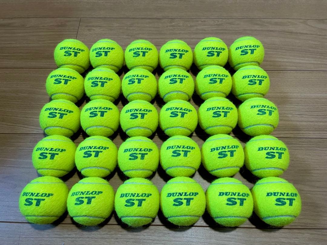 女子練3日　12月23日開封 中古硬式テニスボール50球　オレンジボール30球