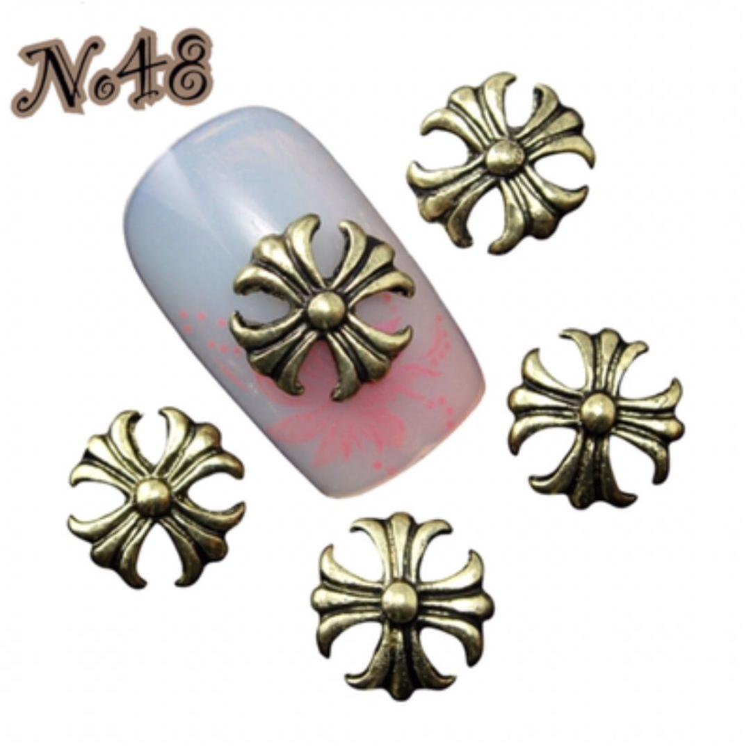 No48 ネイル3dパーツ クロス 十字架