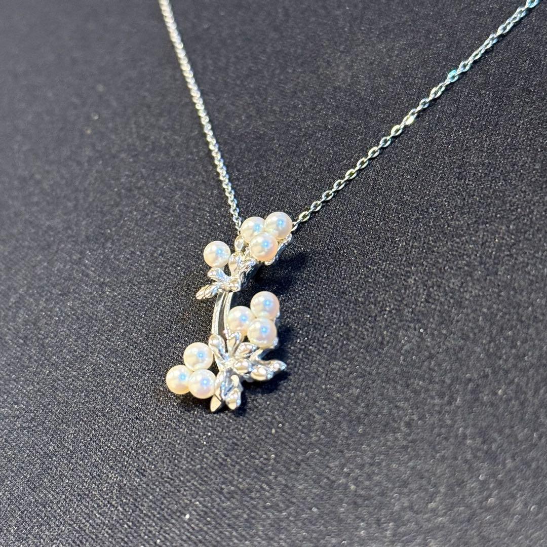 美品✨TASAKI 田崎真珠 ネックレス ペンダント ベビーパール シルバー