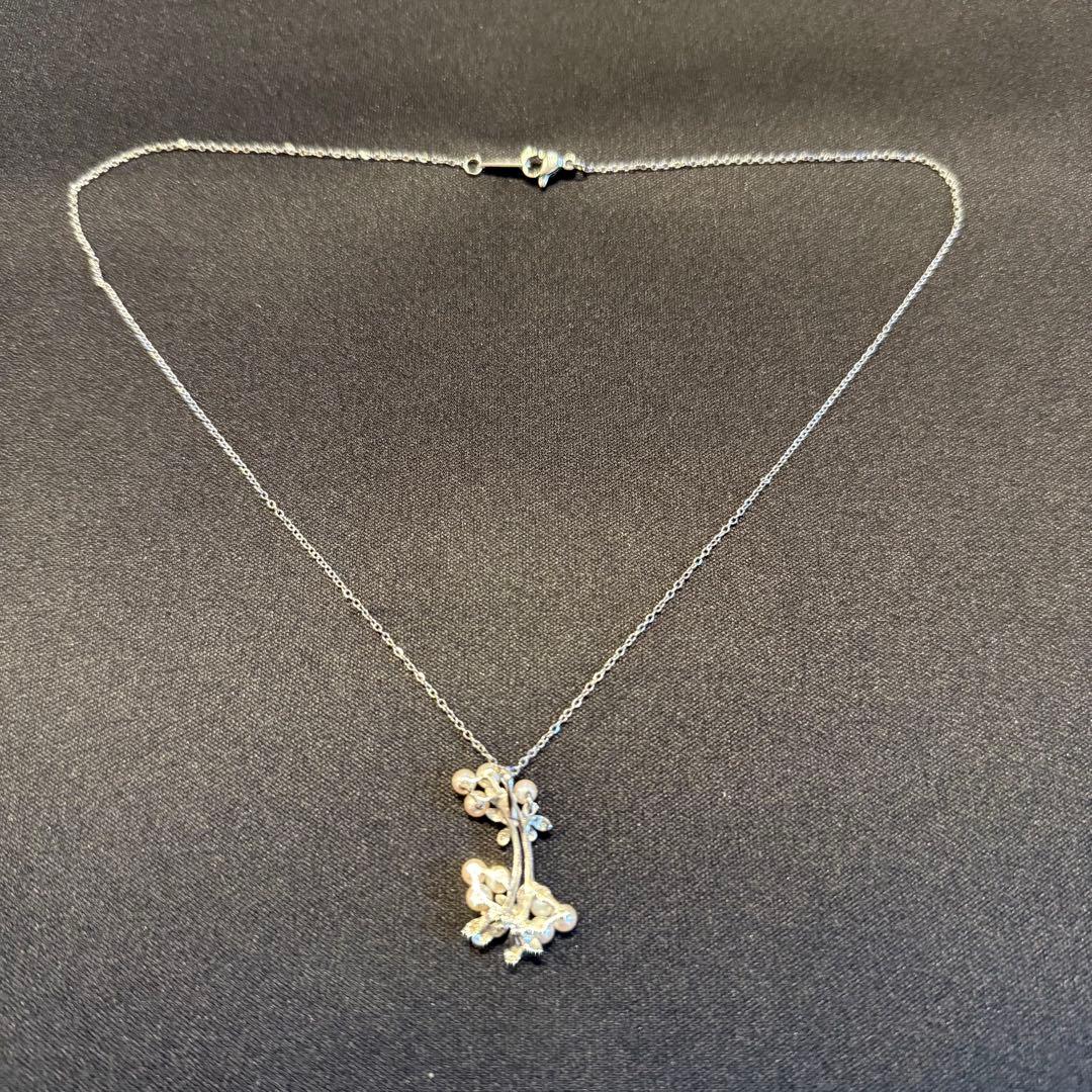 美品✨TASAKI 田崎真珠 ネックレス ペンダント ベビーパール シルバー