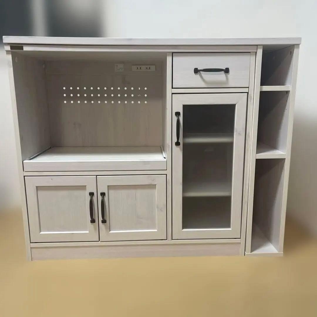 【たのメル便】佐藤産業 LUFFY キッチンカウンター レンジボード&伸縮ラック