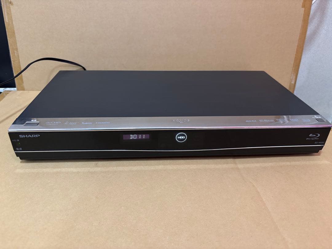 シャープ 2チューナー ブルーレイレコーダー AQUOS BD-W550