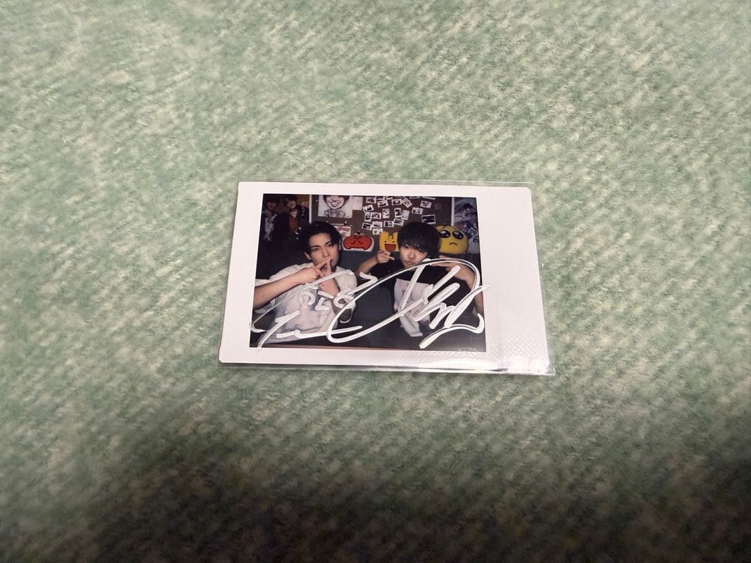 肉チョモランマ　サイン入り　チェキ