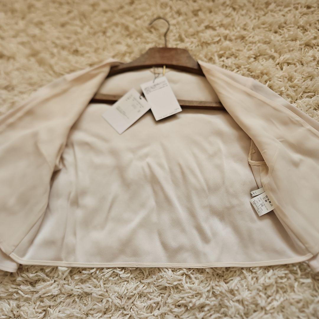 ANAYI バックサテンフレアスリーブボレロ