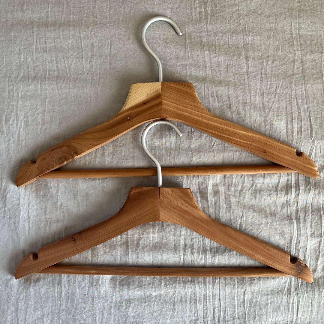 無印良品木製ハンガー10本セット