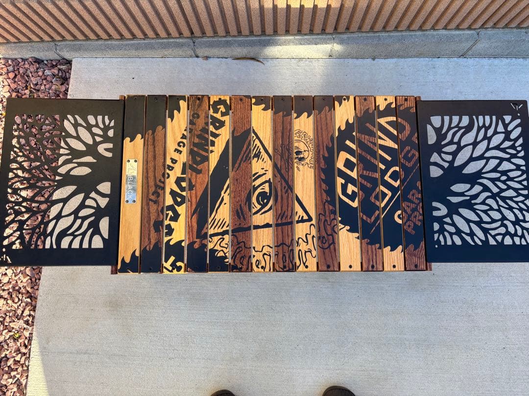 black design ハレテーブル　grindlodge グラインドロッヂ