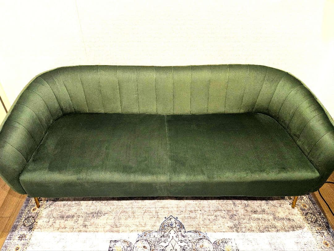 NOCE 3人掛けソファ グリーン