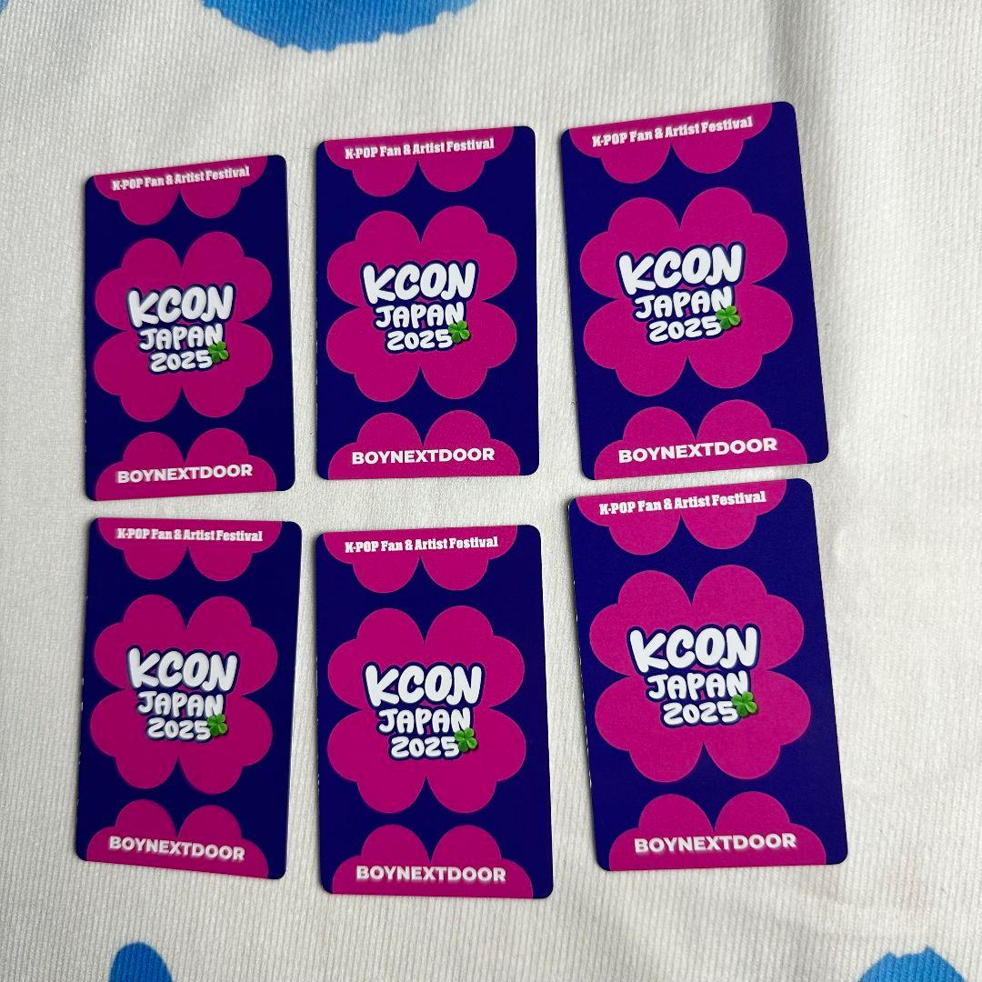 BOYNEXTDOOR 2025 KCON JAPANトレカ 6枚