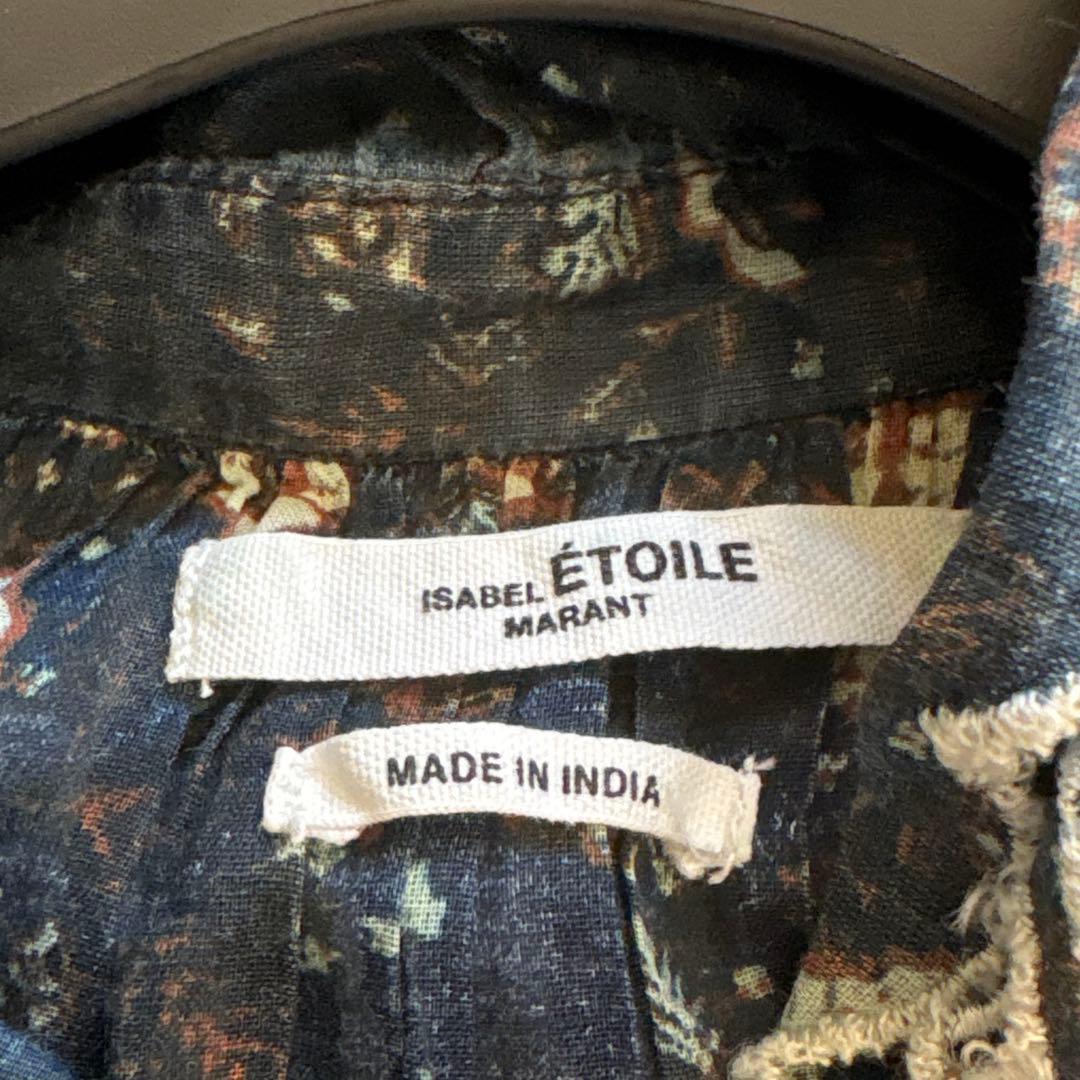 新木優子さん着用♡✨イザベルマラン フリルレース フラワープリントブラウス34