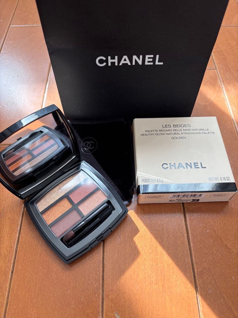 新品シャネル　LES BEIGES アイシャドウ　レベージュパレット ゴールデン