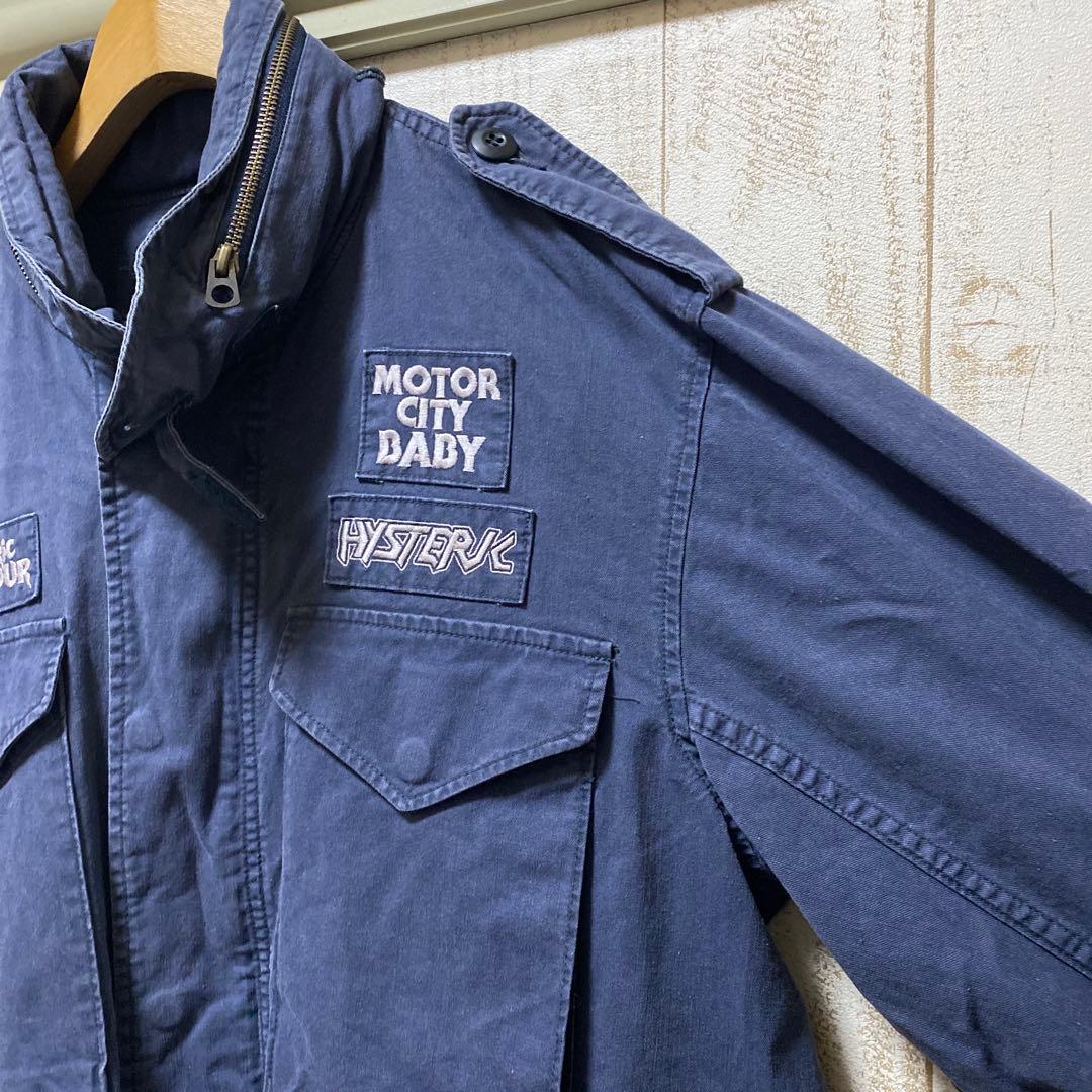 ヒステリックグラマー 90年代 フィールドジャケット ネイビー