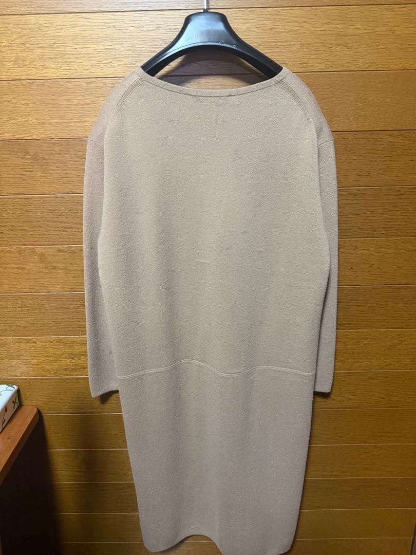 S MaxMara ベージュ ニットワンピースL