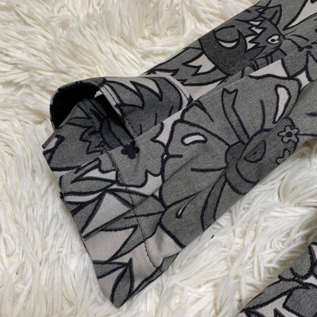 【美品】OLLEBOREBLA アルベロベロ　薄手コート　ぶたさん　グレー