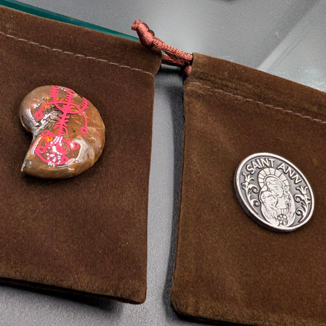 ※1点物『古の符術：アンモライトステイヴ』ナブロカルスタフィールと聖アンナ