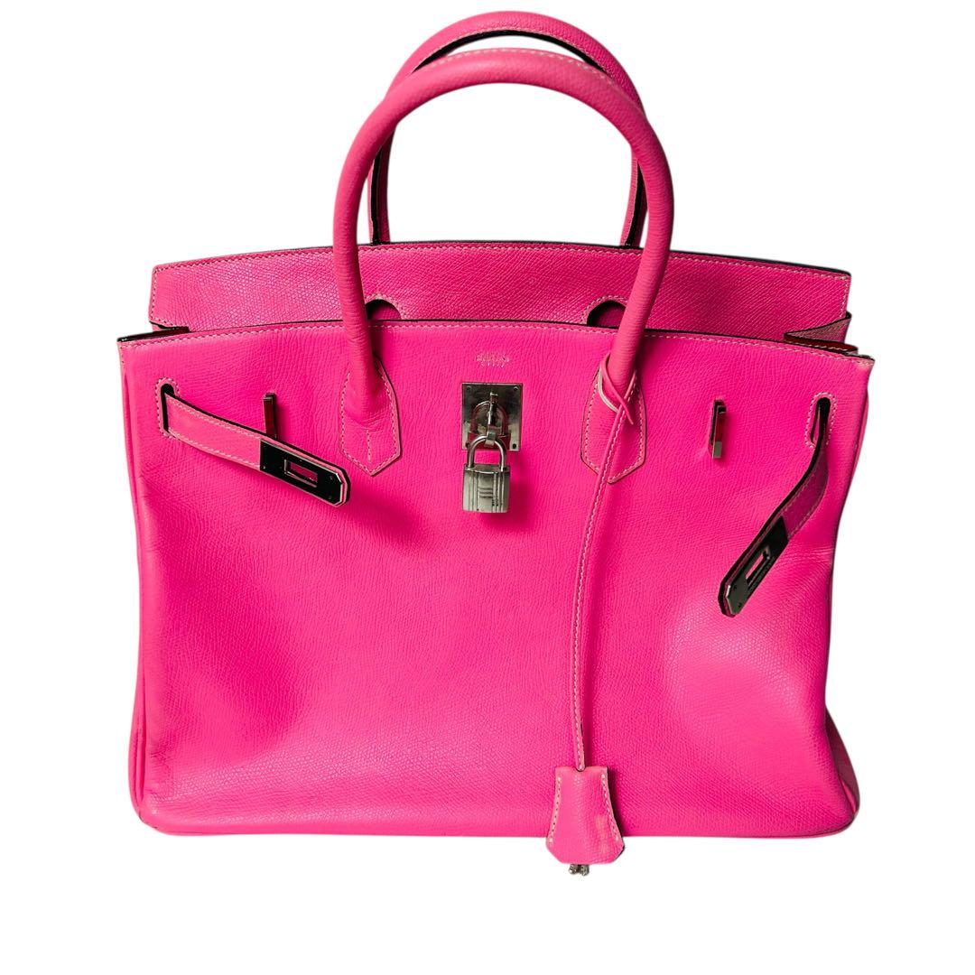 ヘンリーハイクラス カデナ 希少ピンク ハンドバッグ