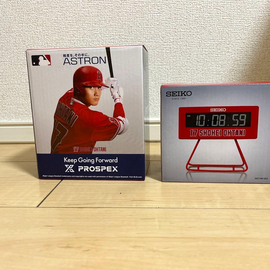 大谷翔平フィギュア　デジタル時計セット