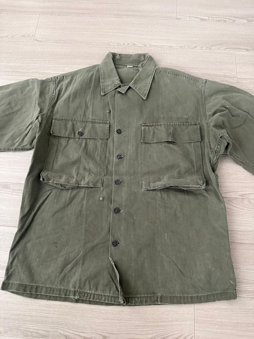 襤褸M-43／HBTジャケット ／US ARMY／L-LL相当