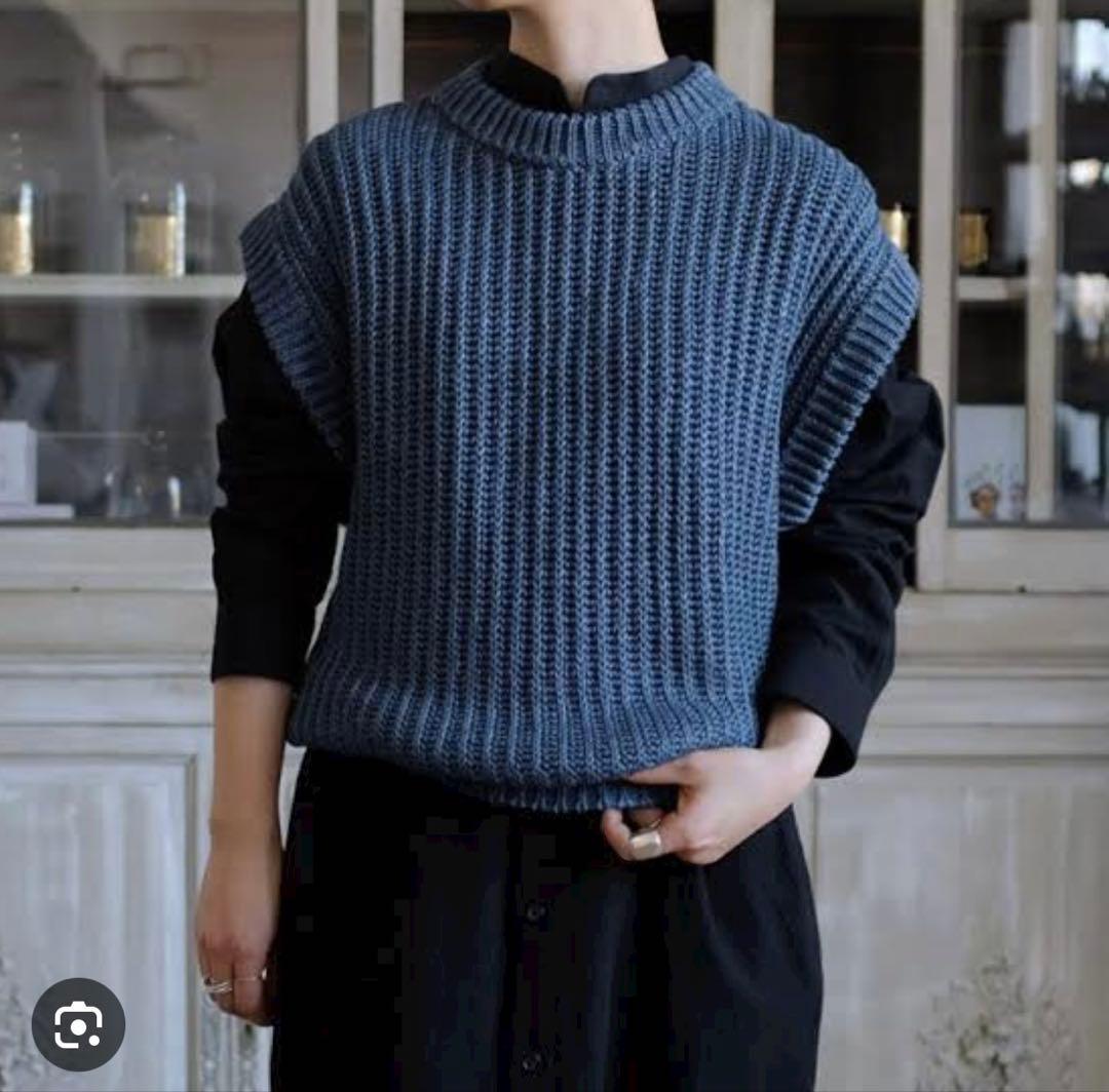 CRISTASEYA ニット ベスト ◆ ジレ seya. クリスタセヤ