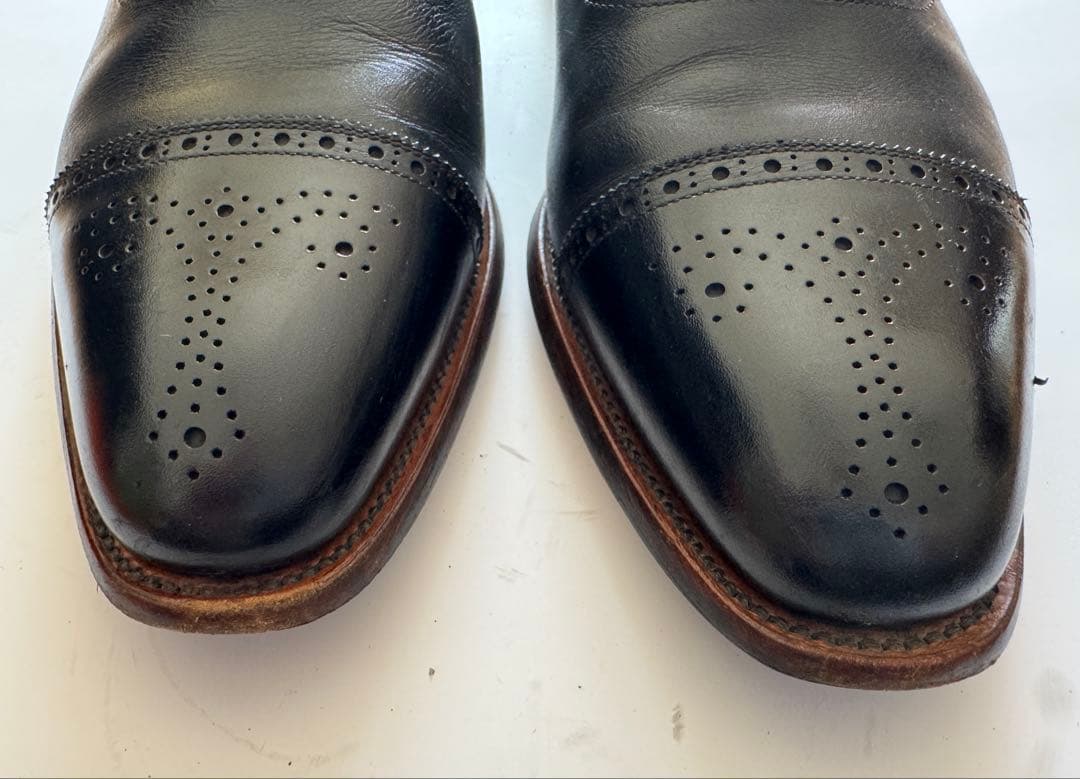 スコッチグレイン　ウィングチップ ドレスシューズ 黒26,5cm