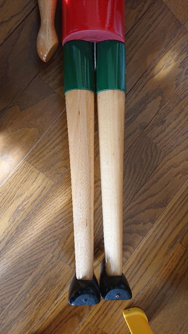 かつくん 木製ピノキオ人形 高さ約93cm 横幅約20cm