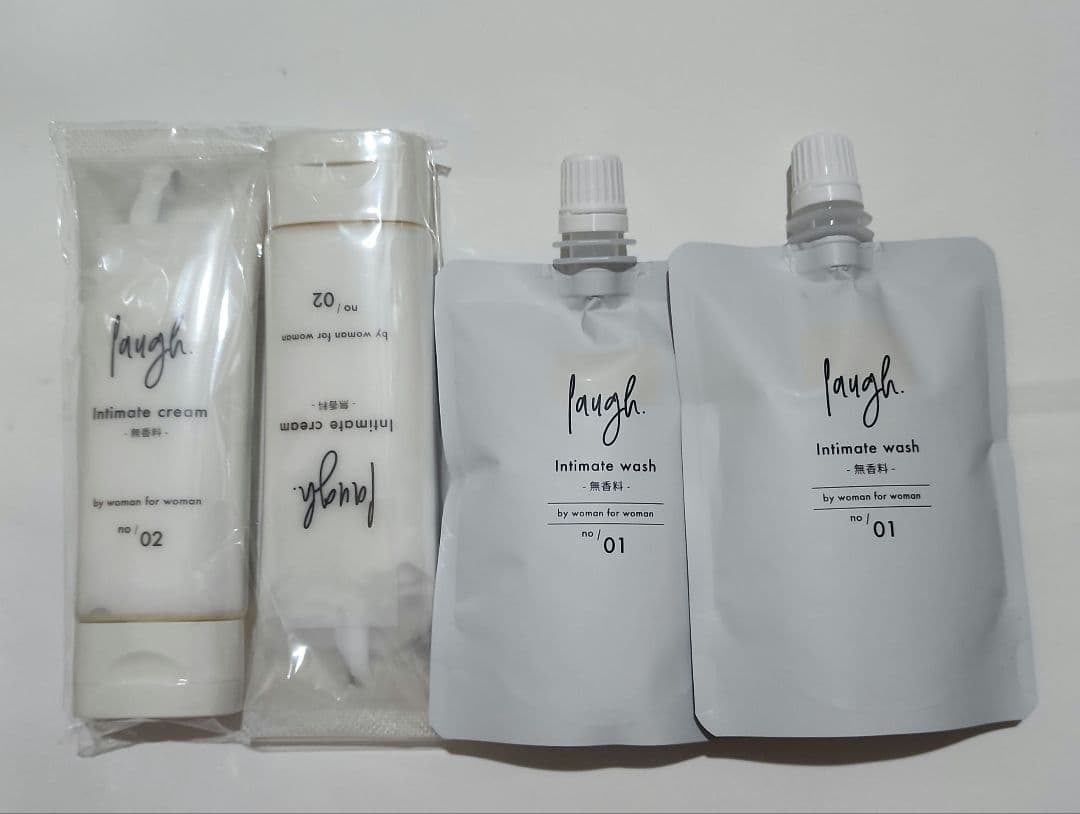 laugh.　インティメイトクリーム　インティメイトウォシュ　無香料　まとめ売り