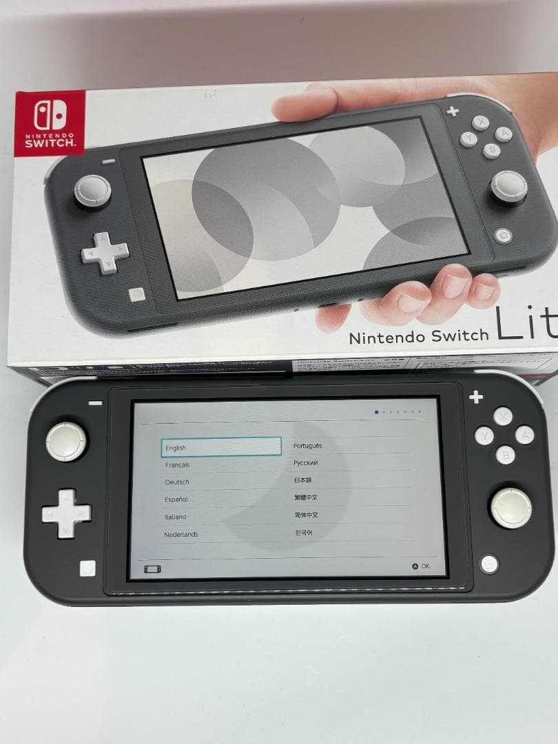 【美品】Nintendo Switch Lite グレー 本体＋ソフト2本