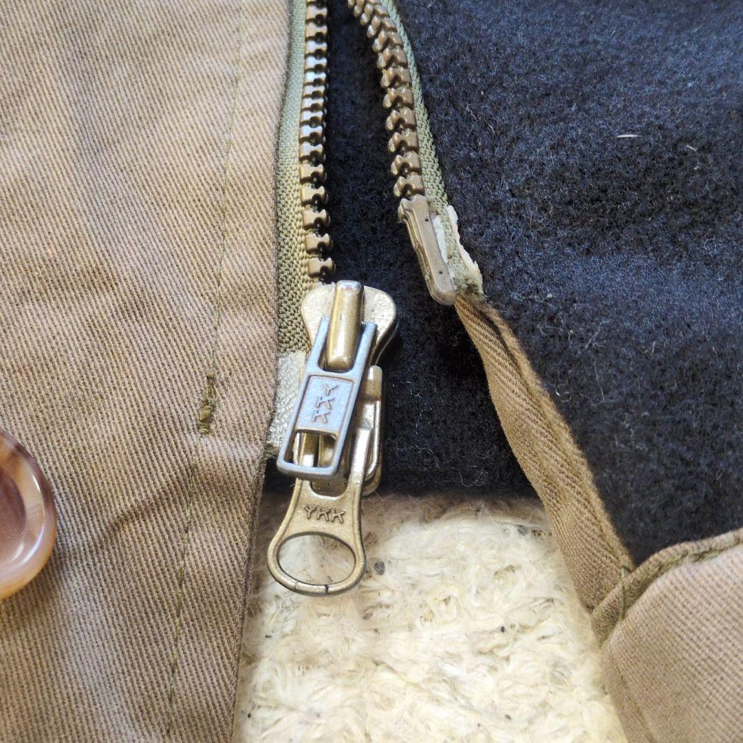 値下げ中【USA製】80sL.L.Beanカバーオール襟レザーダック地