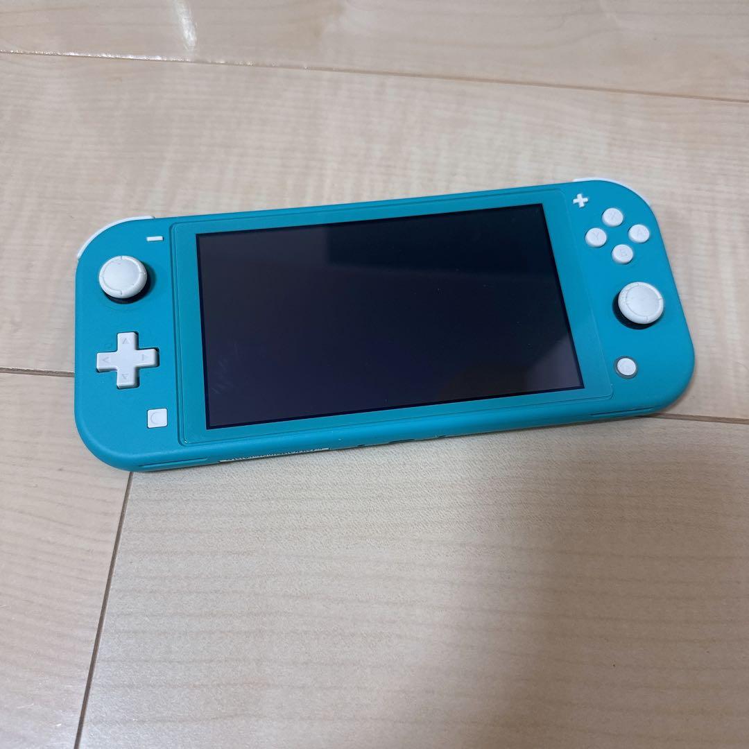 美品Nintendo Switch Lite ターコイズカバー・本体ケース付き
