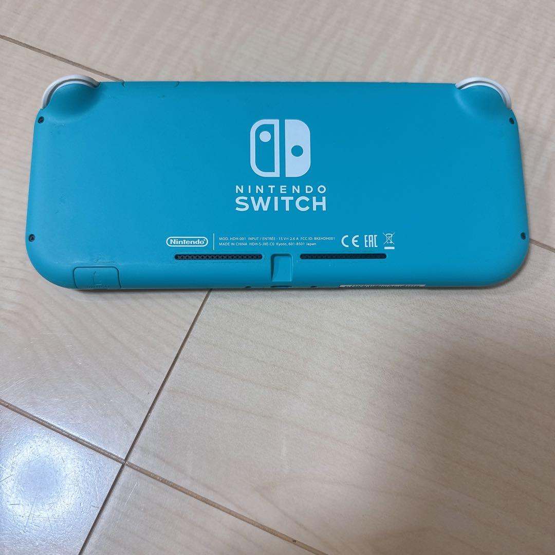 美品Nintendo Switch Lite ターコイズカバー・本体ケース付き