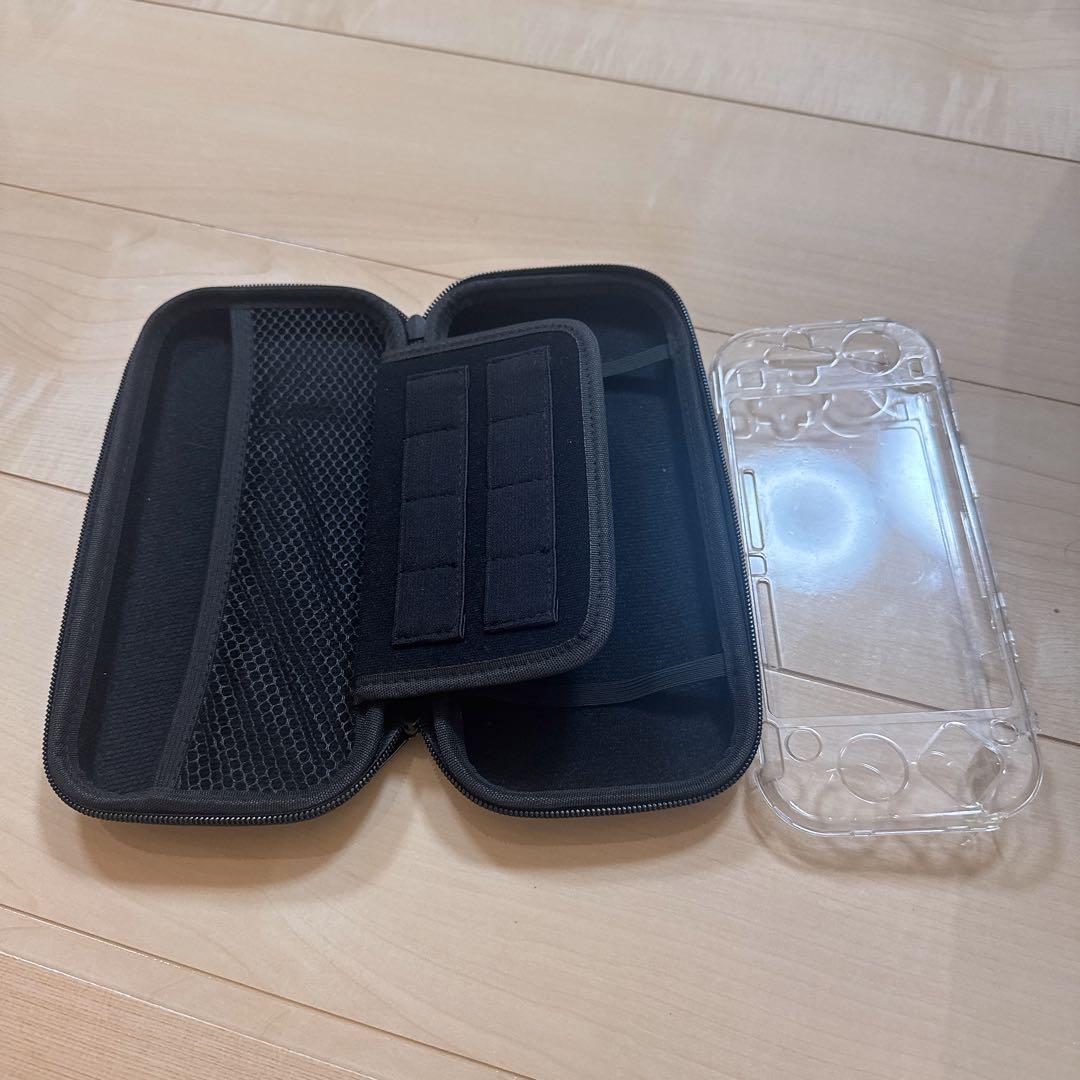 美品Nintendo Switch Lite ターコイズカバー・本体ケース付き