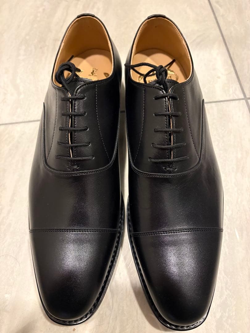 スコッチグレイン NL4116 26.5 ストレートチップ 黒