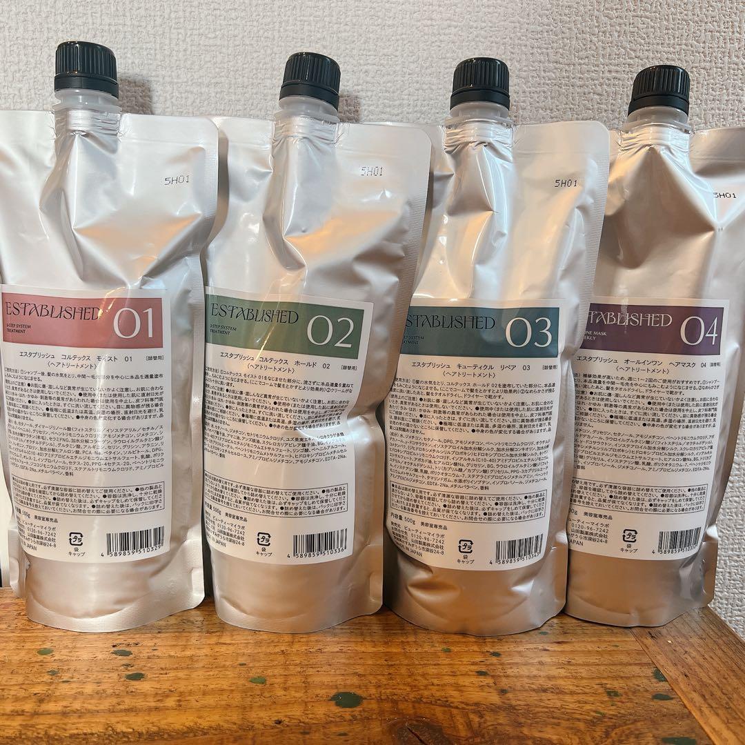 エスタブリッシュ　システムトリートメント　業務用　詰め替え　新品　ヘアケア