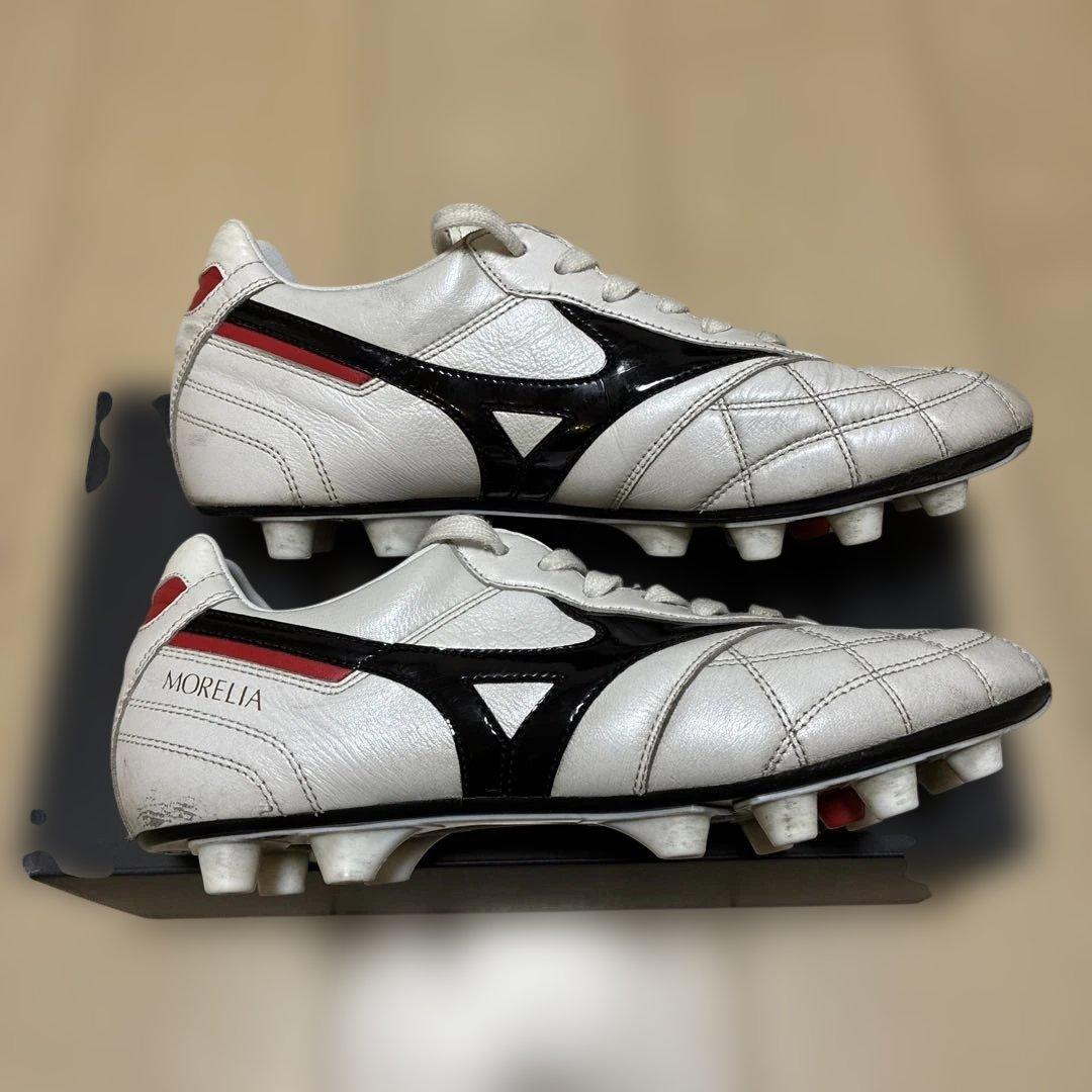 【N☆☆専用】ミズノ　モレリア2JAPAN クロスステッチ　白　ホワイト