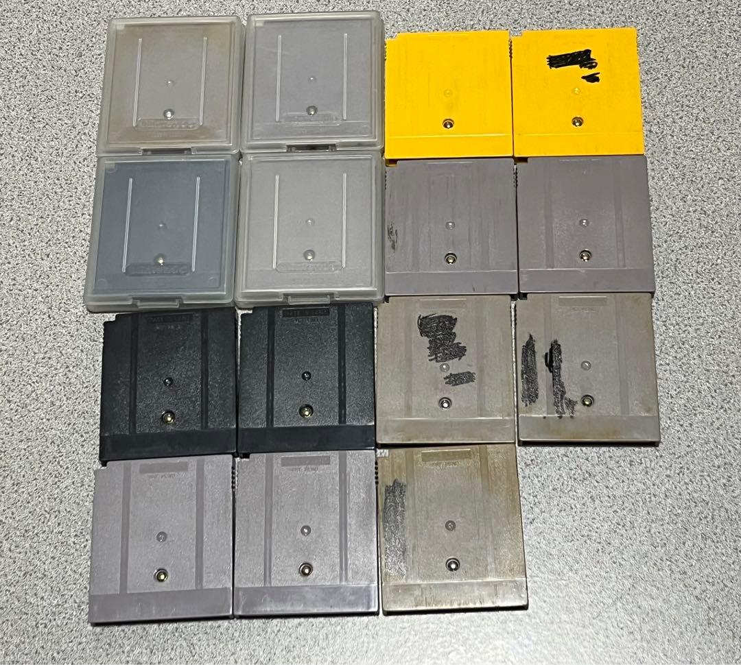 【訳あり】ゲームボーイとGBカラーのソフト　15個セット　ポケモン etc